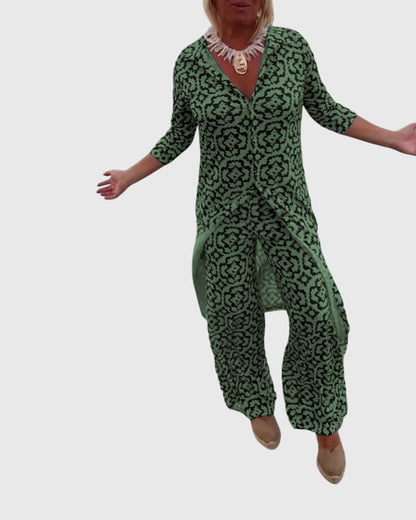 Sanne | Elegant Vintage Two-Piece Set