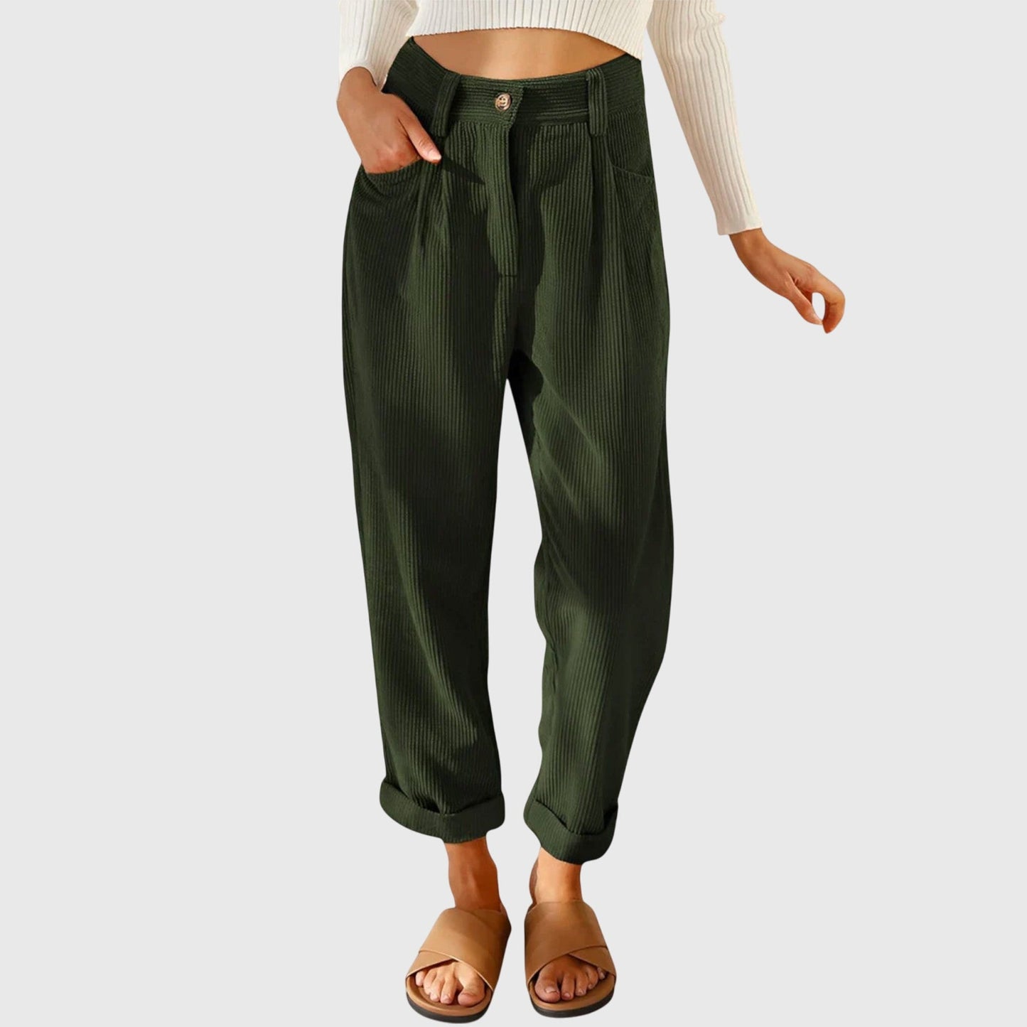 Emilee | Modern Cord Pants