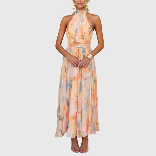 Belinda  | Halter Maxi Dress
