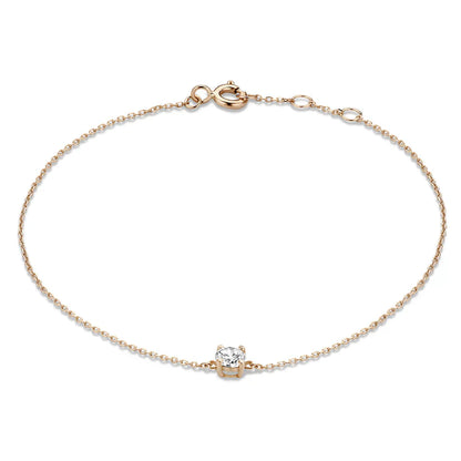 Ria | Bracelet with Moissanite Stones in 14k Gold