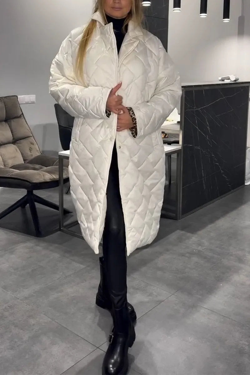 Kendall | Quilted Mid-Length Coat