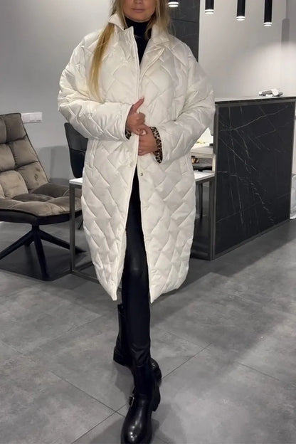 Kendall | Quilted Mid-Length Coat