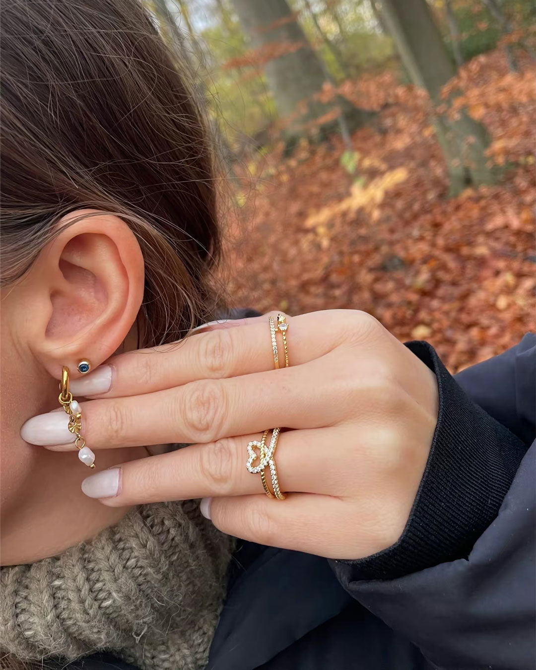 Rita | Sunburst Earrings 18K Gold